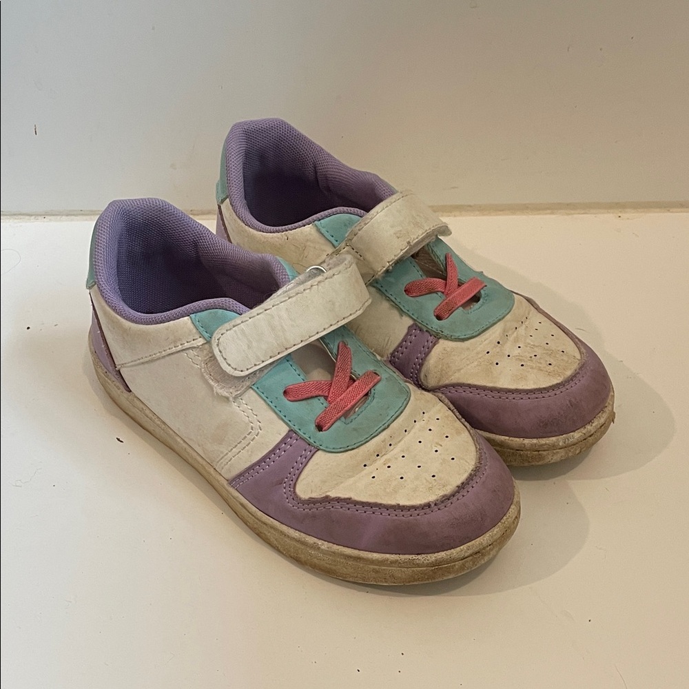 Ellesse Kids' Purple, White, and Teal Sneakers